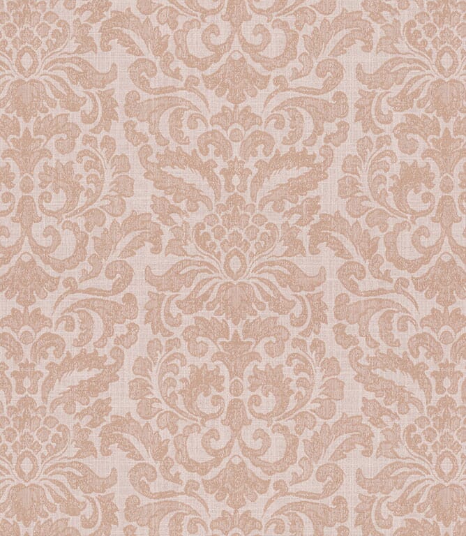 Blush Hazel Damask Fabric
