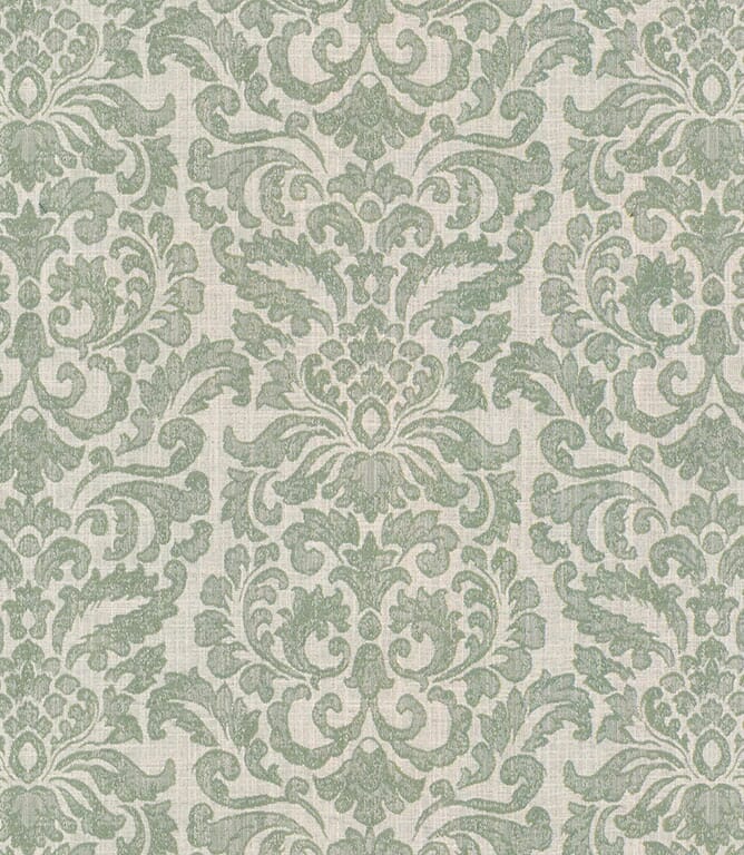 Eau de nil Hazel Damask Fabric