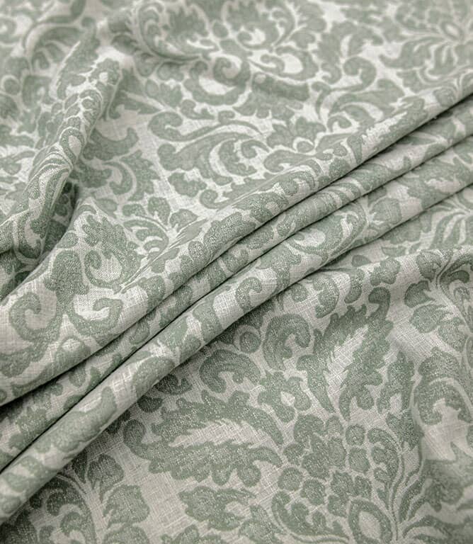 Hazel Damask Fabric / Eau de nil