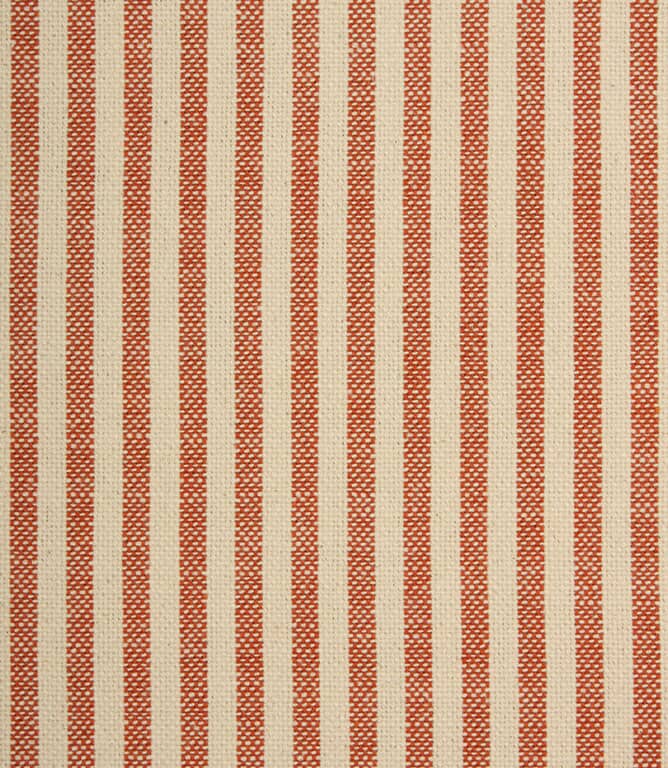 Broadway Stripe Fabric / Terracotta