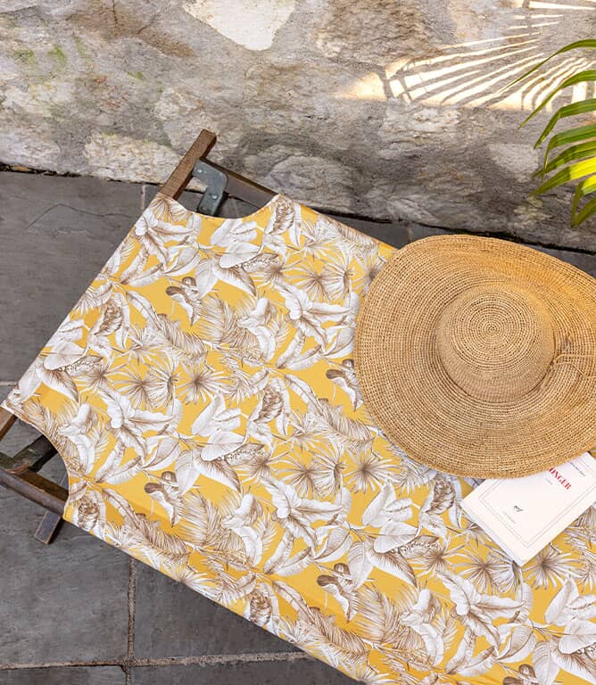 Lagos Outdoor Fabric / Jaune