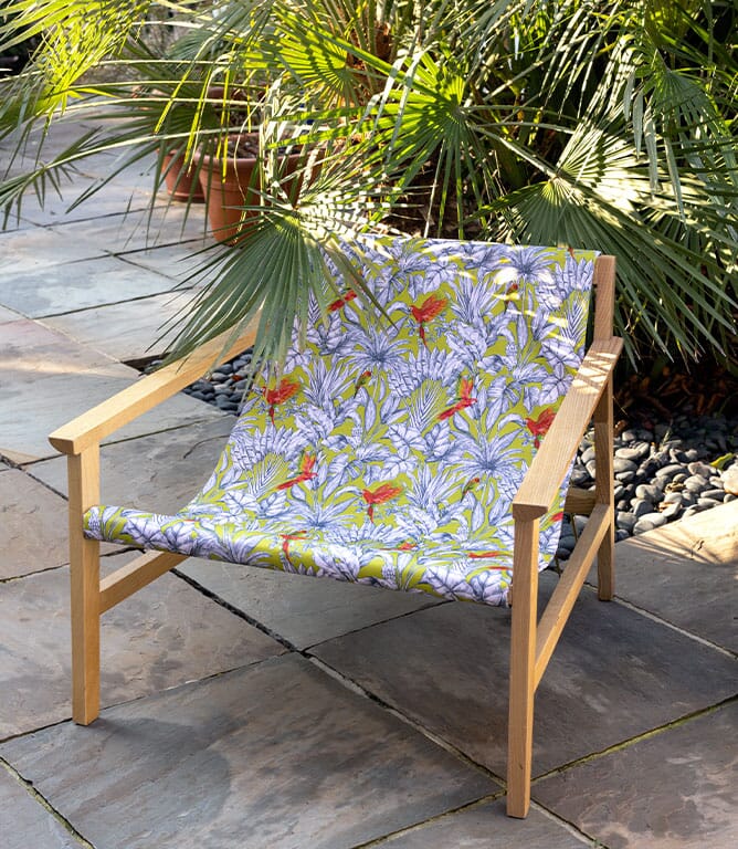 Macaw Outdoor Fabric / Anis
