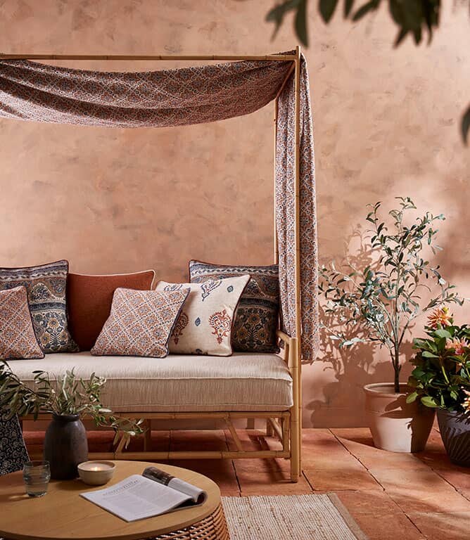 iLiv Shimla Fabric / Carmine