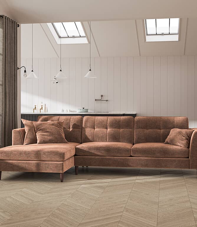 Warwick Fabrics Ghent FR Fabric / Brick