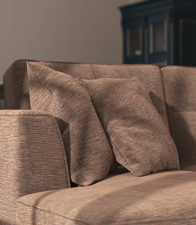 Warwick Fabrics Ghent FR Fabric / Brick