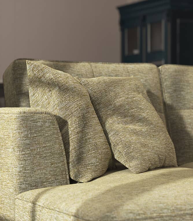 Warwick Fabrics Ghent FR Fabric / Moss