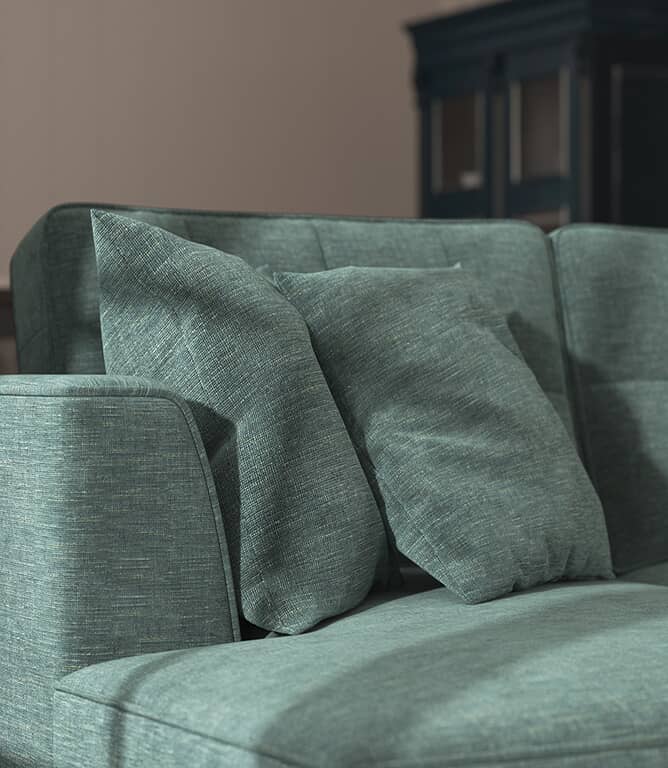 Warwick Fabrics Ghent FR Fabric / Kingfisher