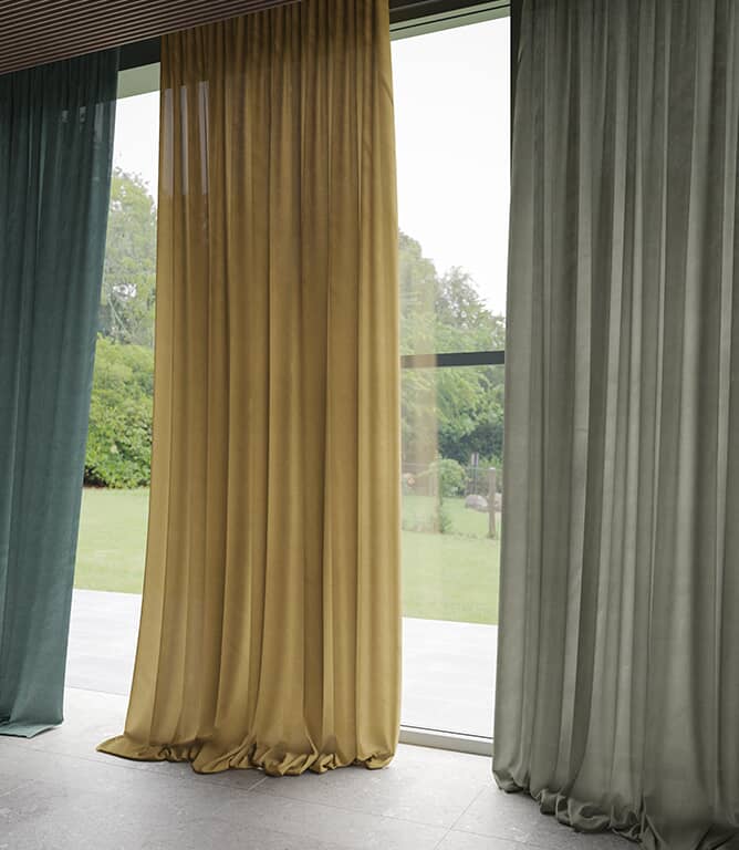 Warwick Fabrics Laundered Linen Fabric / Burnt