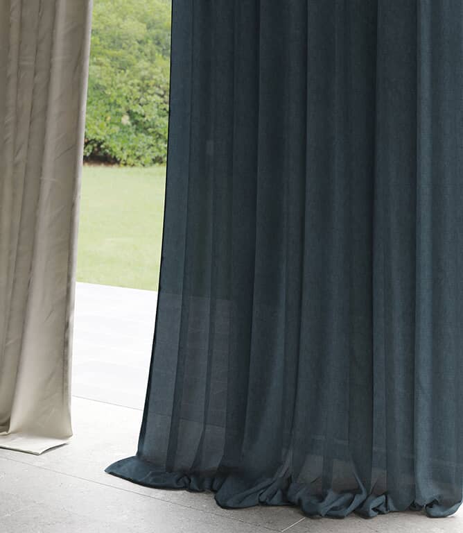 Warwick Fabrics Laundered Linen Fabric / Ink