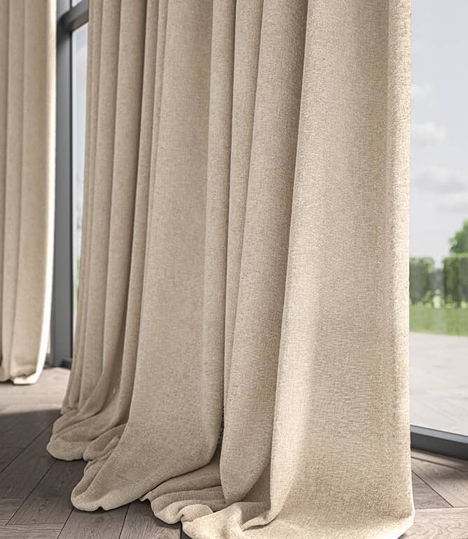 Warwick Fabrics Linden Fabric / Cornsilk