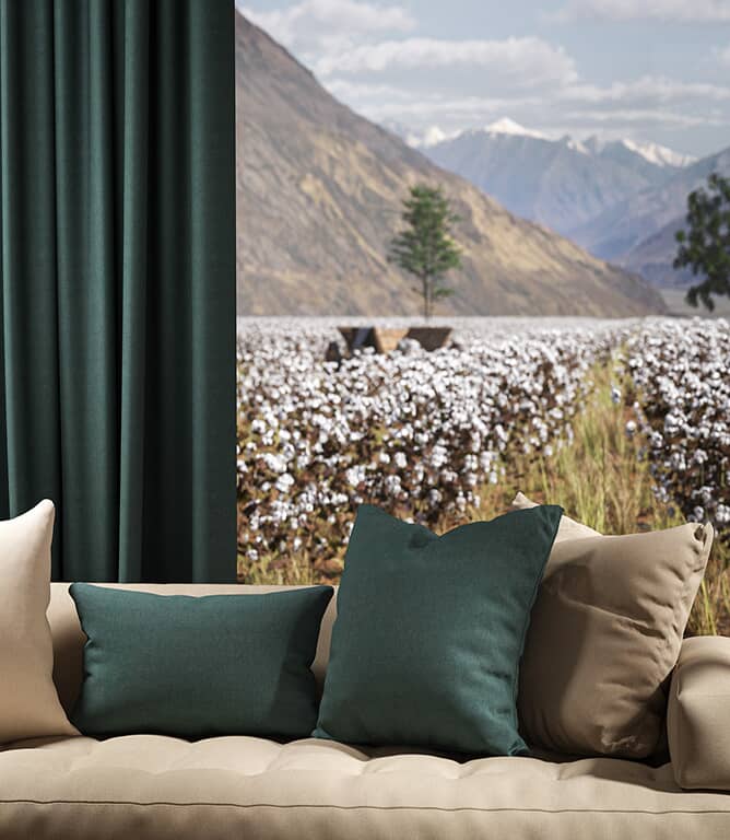 Warwick Fabrics Oxford FR Fabric / Airforce