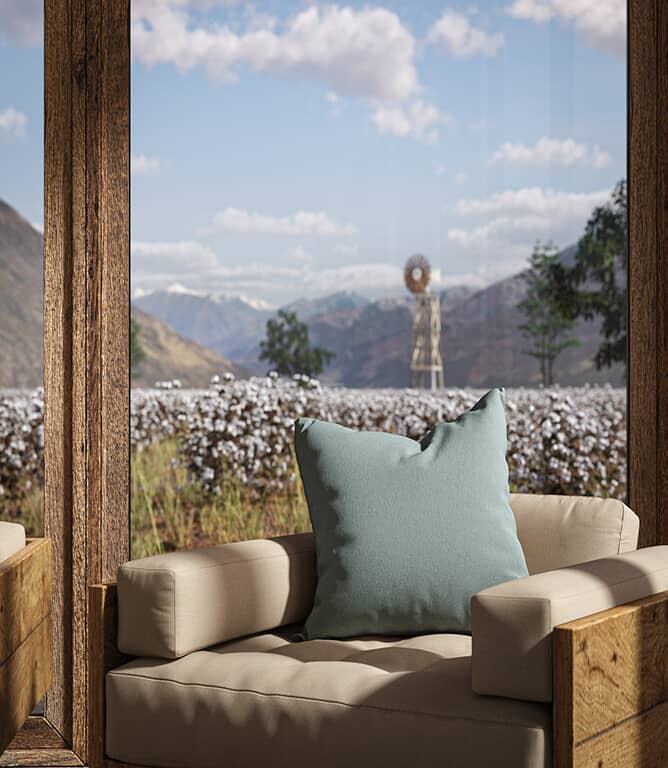 Warwick Fabrics Oxford Fabric / Atoll