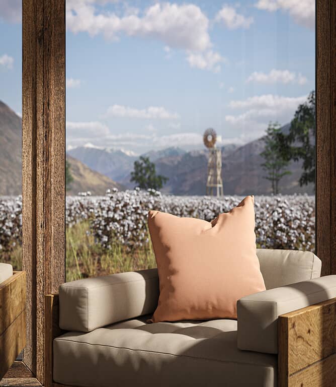 Warwick Fabrics Oxford Fabric / Blush