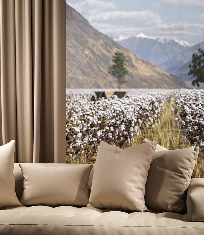 Warwick Fabrics Oxford Fabric / Natural