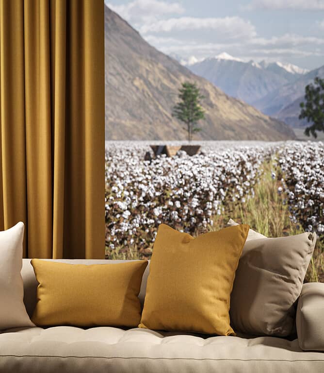 Warwick Fabrics Oxford Fabric / Mustard