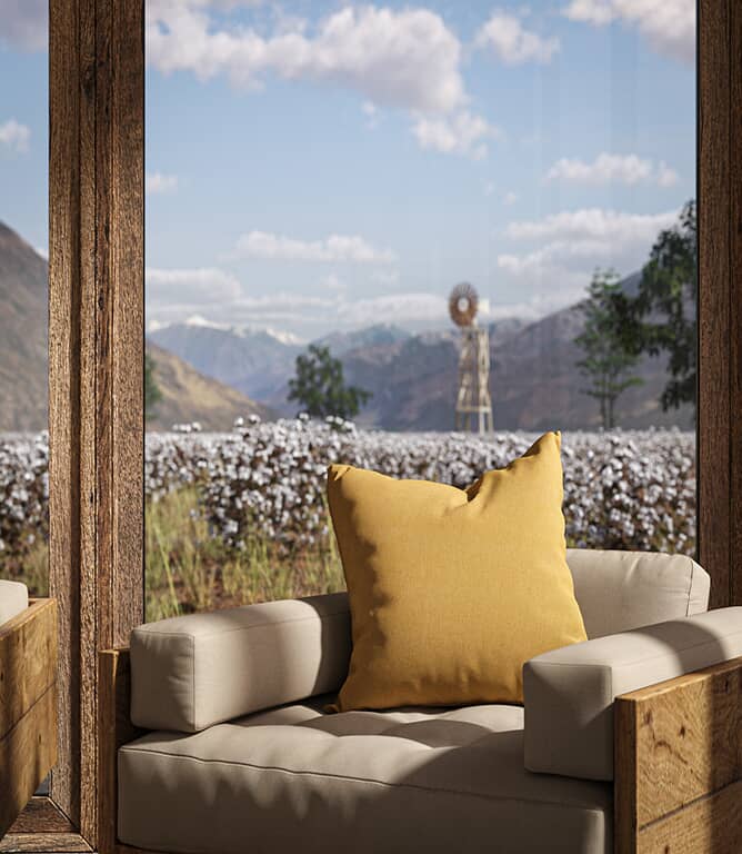 Warwick Fabrics Oxford Fabric / Mustard