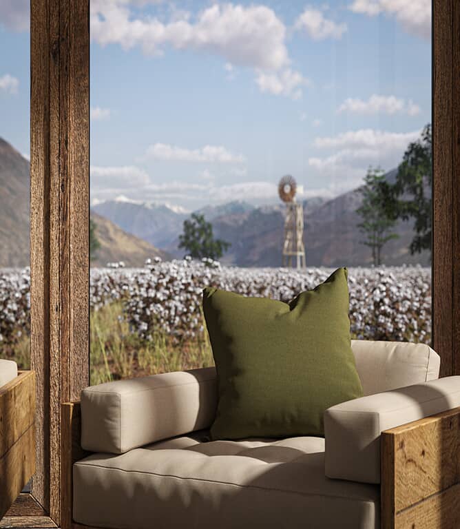 Warwick Fabrics Oxford Fabric / Meadow