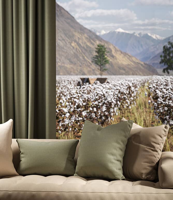 Warwick Fabrics Oxford Fabric / Seaspray