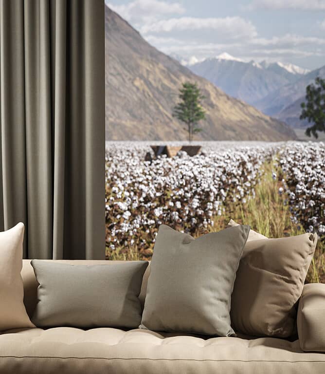 Warwick Fabrics Oxford Fabric / Smoke