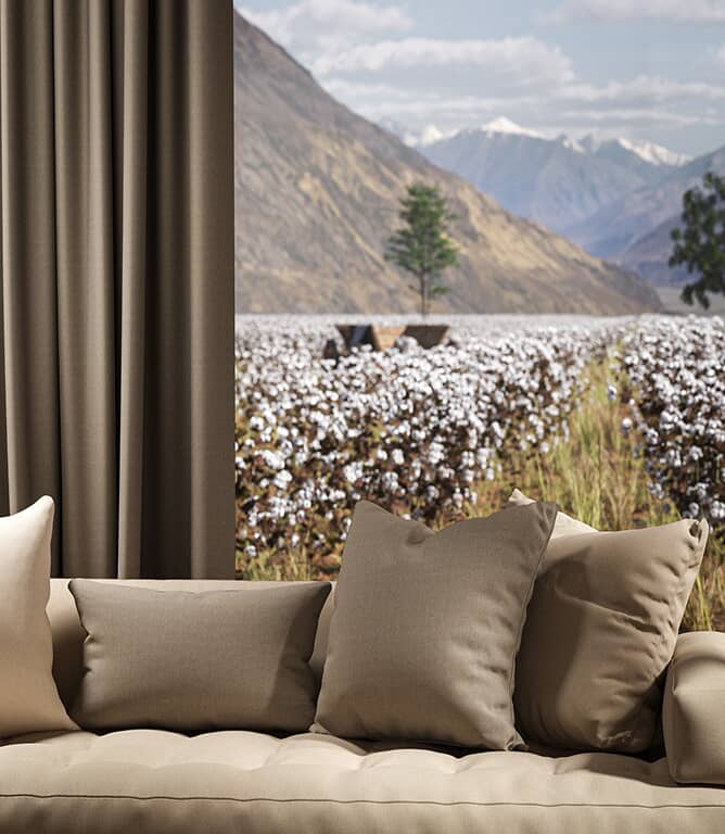 Warwick Fabrics Oxford Fabric / Flax