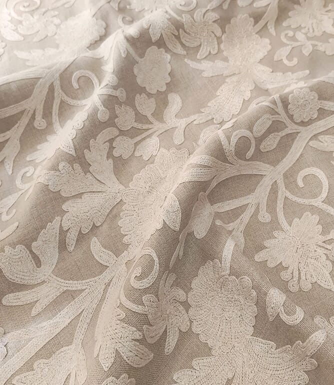 Parchment Ferahan Linen Fabric