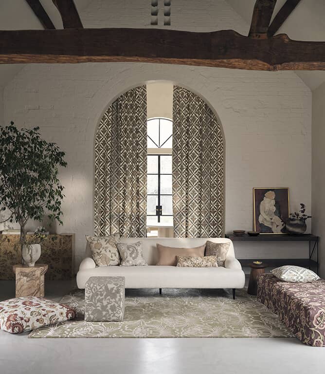 Warwick Fabrics Sarouk Fabric / Kiln