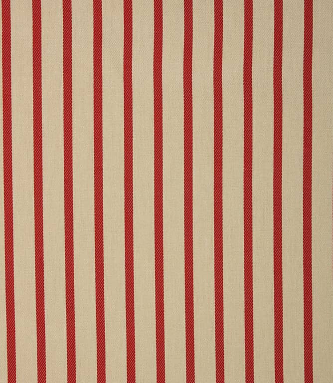 Riviera Stripe Outdoor Fabric / Red