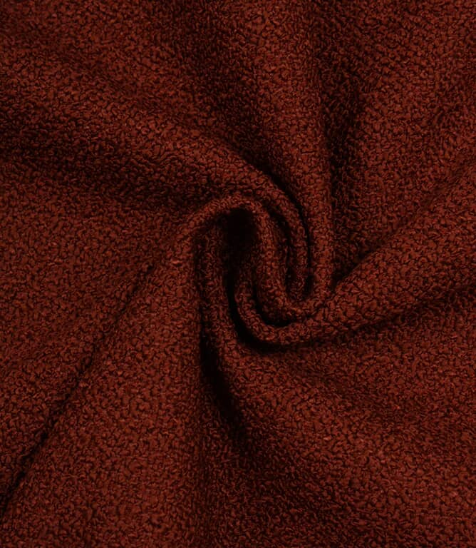 Ethena Boucle FR Fabric / Rust