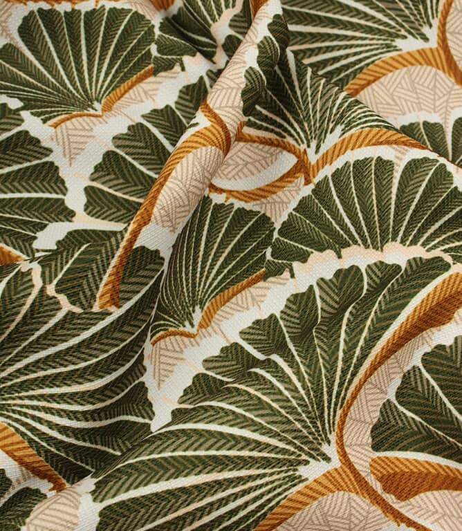 Hosta Outdoor Fabric / Khaki