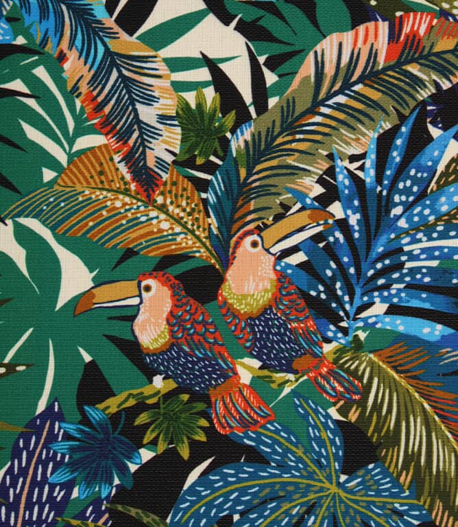 Costa Rica Outdoor Fabric / Emerald