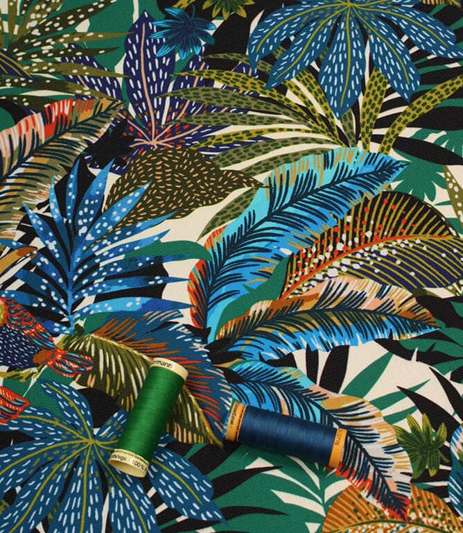 Costa Rica Outdoor Fabric / Emerald