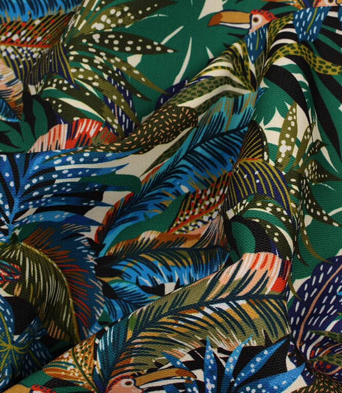 Costa Rica Outdoor Fabric / Emerald