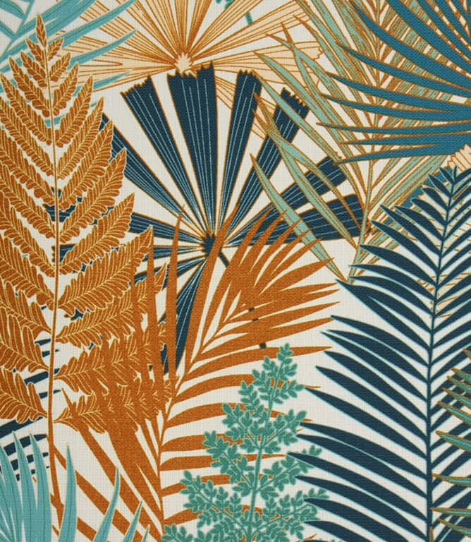 Fern Outdoor Fabric / Blue