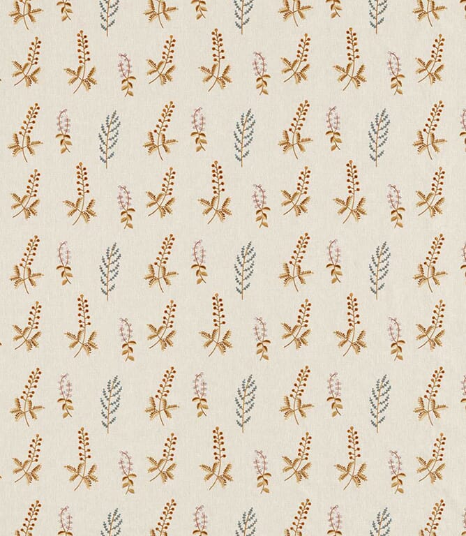 Denim / Barley Bilberry Fabric