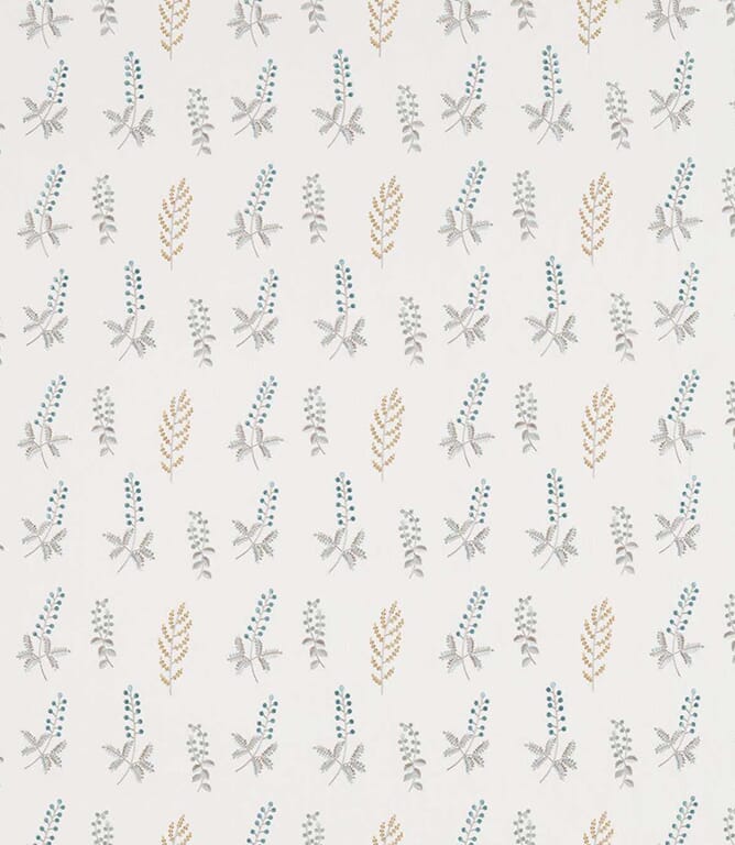 Dijon / Teal Bilberry Fabric