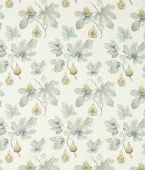 Fig Harvest Fabric / Wedgwood / Chalk Fig Harvest Fabric / Wedgwood / Chalk
