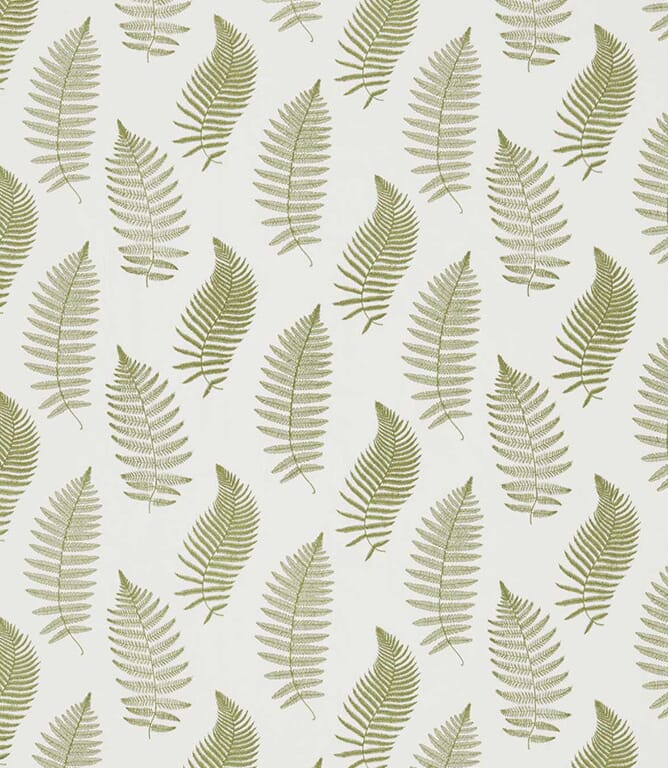Moss Fern Embroidery Fabric
