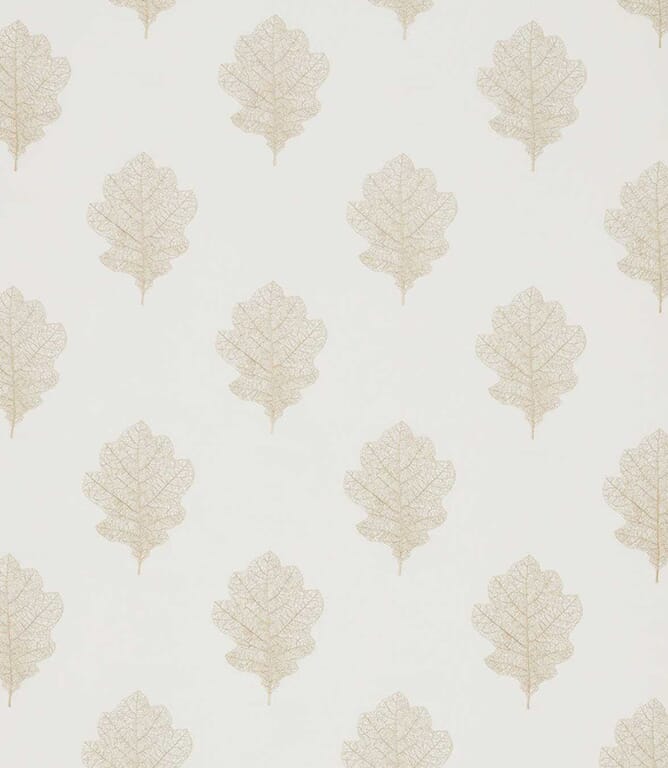 Milk Oak Filigree Fabric