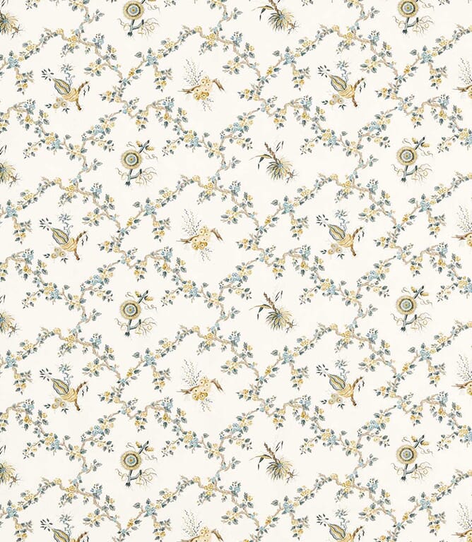 Chamomile / Chalk Trelliage Fabric