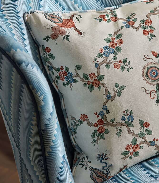 Sanderson Trelliage Fabric / Aphrodite / Blush