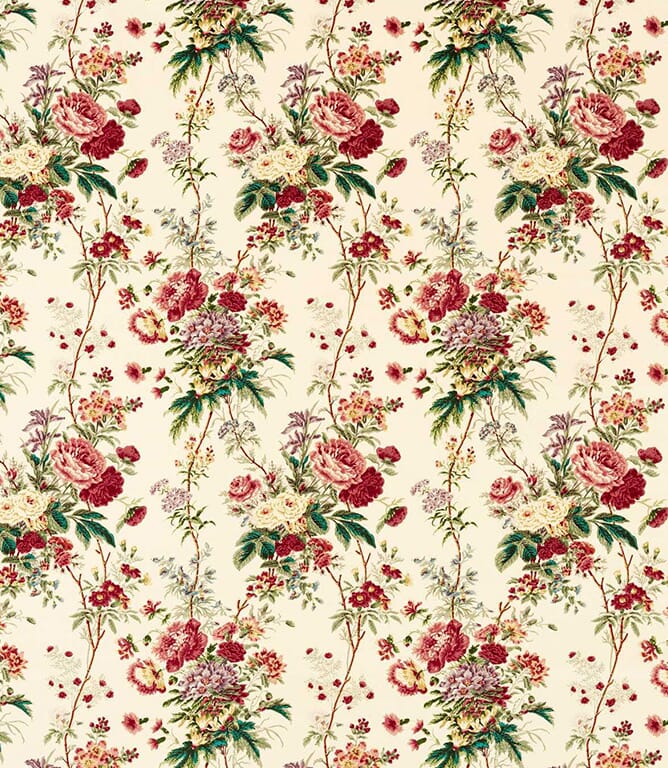 Carmine / Geolu Lakeland Paradis Velvet Fabric