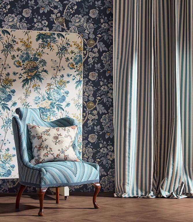 Sanderson Dazzle Fabric / Woad