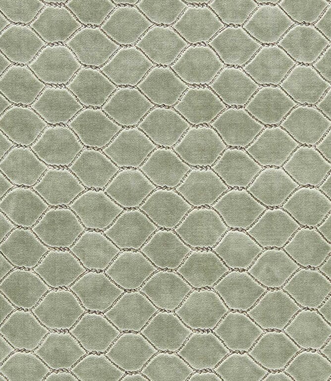 Smog Blue Faraday Velvet Fabric