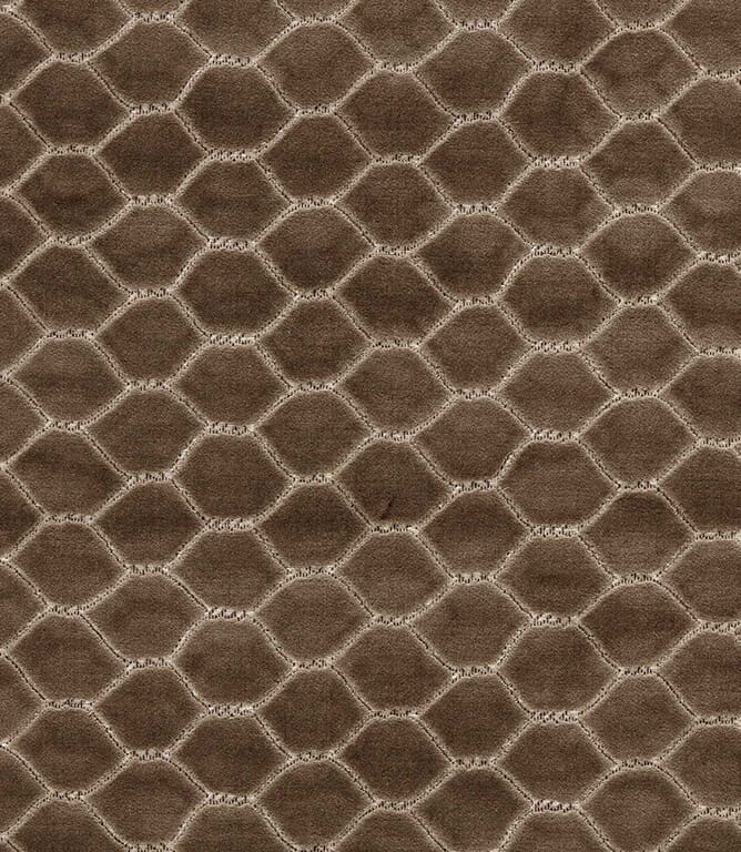 Walnut Faraday Velvet Fabric