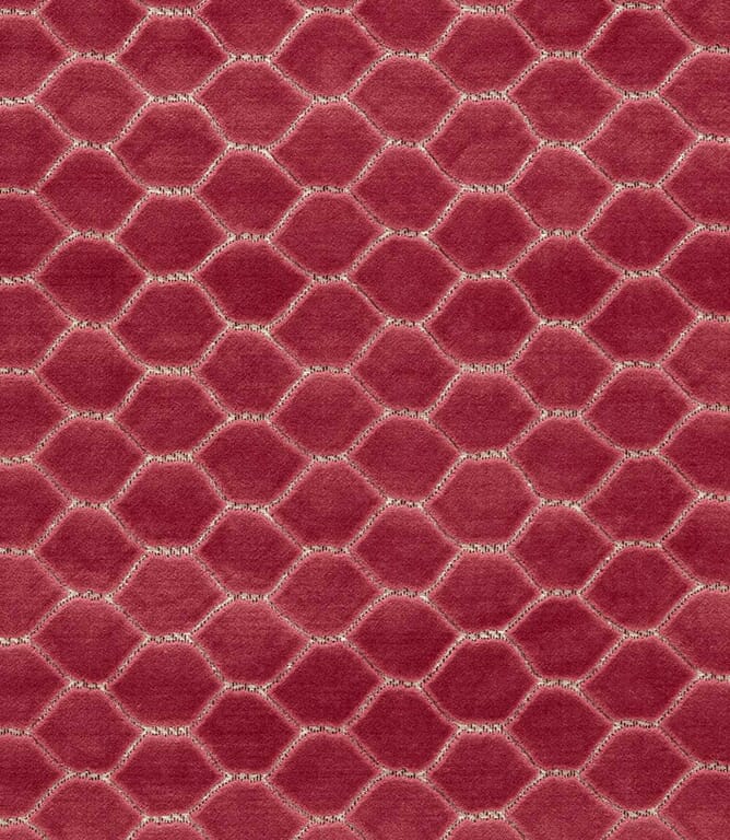 Carmine Faraday Velvet Fabric