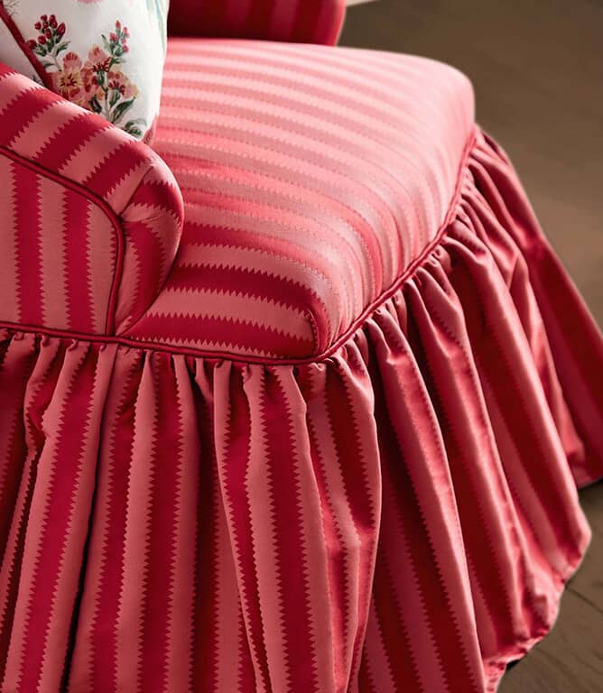 Sanderson Regency Aperigon Fabric / Putty / Walnut