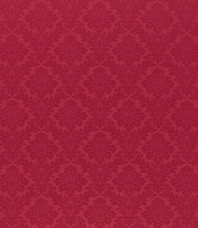 Claret Lymington Damask Fabric