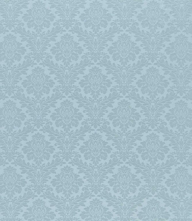 Sky Blue Lymington Damask Fabric