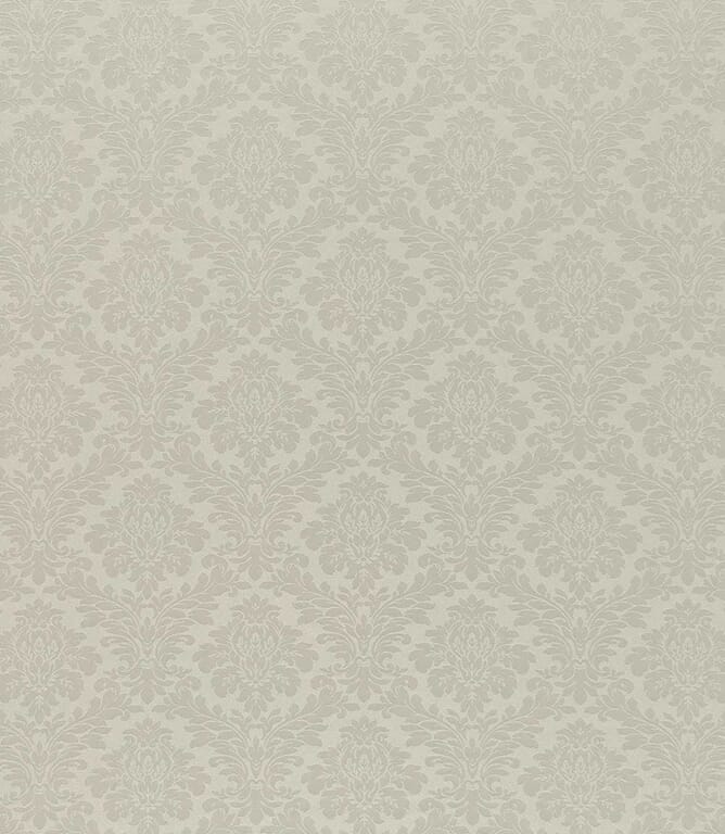 Silver Lymington Damask Fabric
