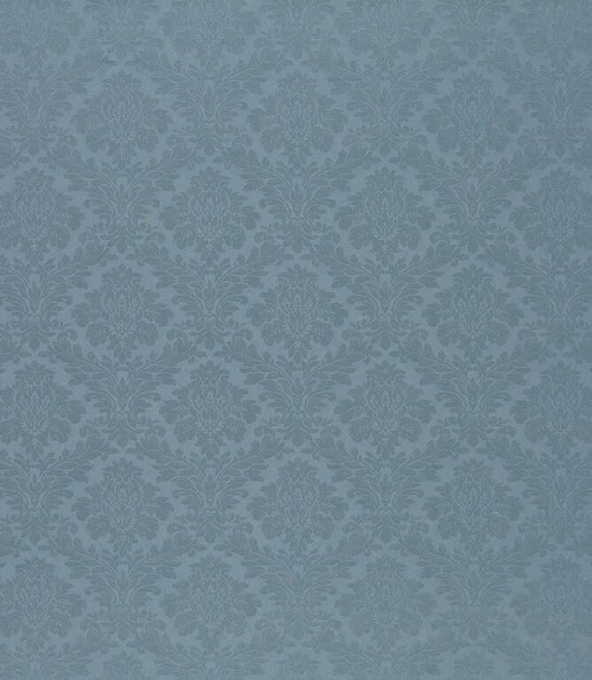 Mid Blue Lymington Damask Fabric